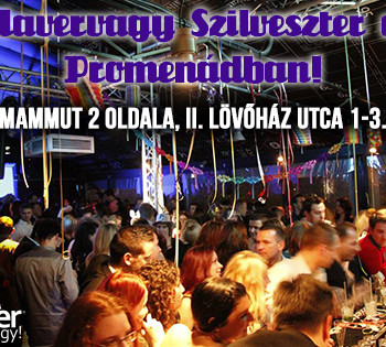 HAVERVAGY SZILVESZTER!!! ...EGYSZERRE KÉT HELYEN LESZÜNK EGYÜTT 1. helyszín: Promenád bisztró #8