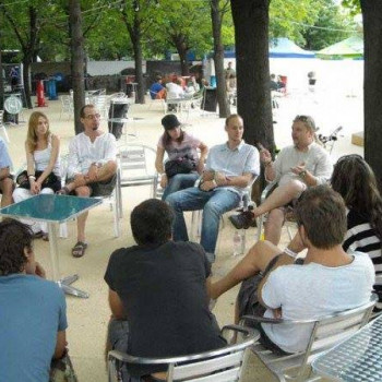 Havervagyos beszélgetés Gerendai Károllyal a sziget vezetőjével a fesztivál területén és annak előestéjén :) #10