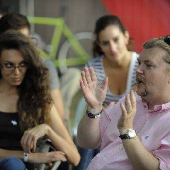 Havervagyos beszélgetés Gerendai Károllyal a sziget vezetőjével a fesztivál területén és annak előestéjén :) #7