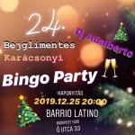 Karácsonyi (Bejglimentes) BINGO Party