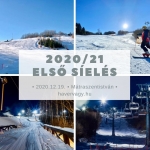 ELső síielés 2020/21