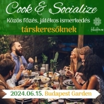 Cook&Socialize - Főzz és ismerkedj, társkeresőknek