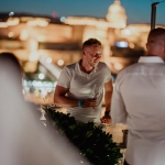 MEGTELT !!!   Marriott Buli a Liz and Chain Roof Top bárban